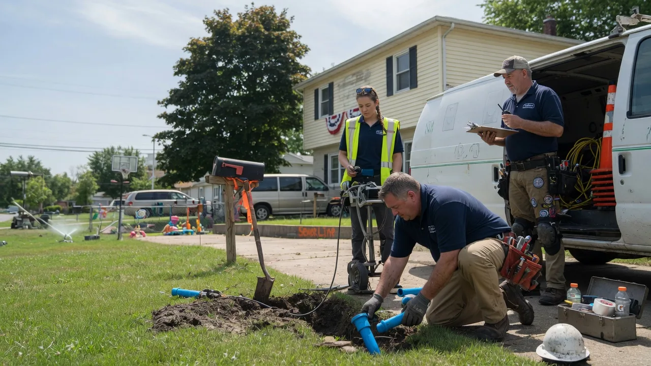 Slab Leak Repair in Amesville, OH near me